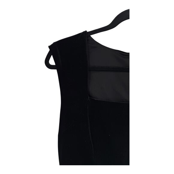 French Connection dress Stretch Velvet Square Neck Sleeveless minidress size 12 - Picture 3 of 6